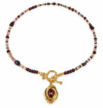 Vespera — Smoky Amethyst & Tourmaline Gemstone Necklace