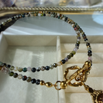 ELOWEN — Tourmaline & Tiger Eye Gemstone Necklace