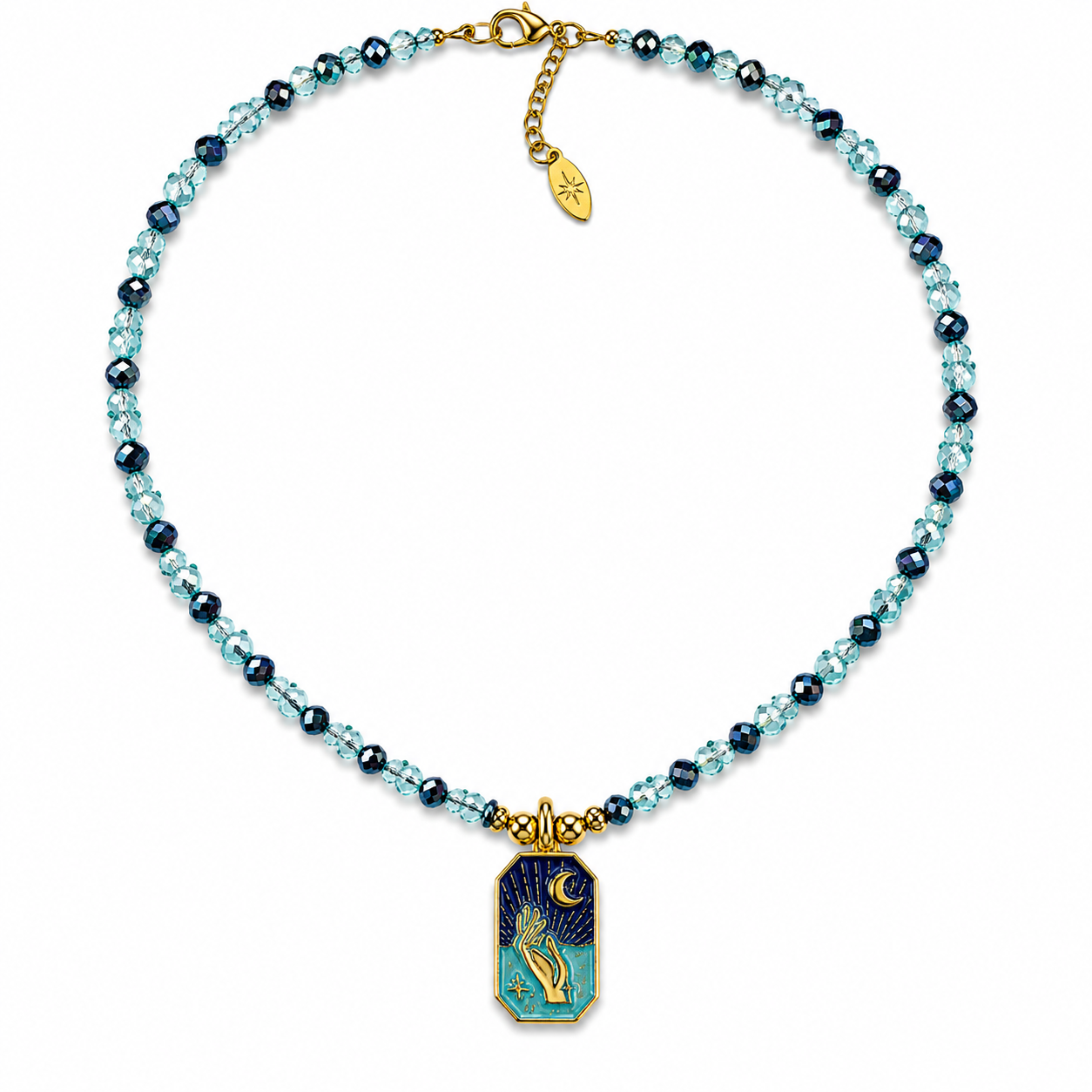Caelia – Handmade Celestial Beaded Necklace