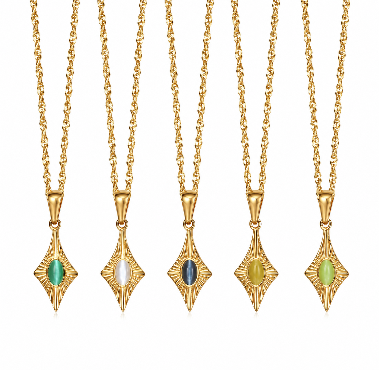 Cat Eye Necklace – Choose Your Energy