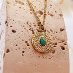 Turquoise Necklace and Earrings Set
