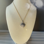 Celestial Eye Amulet Necklace with Silver Sun