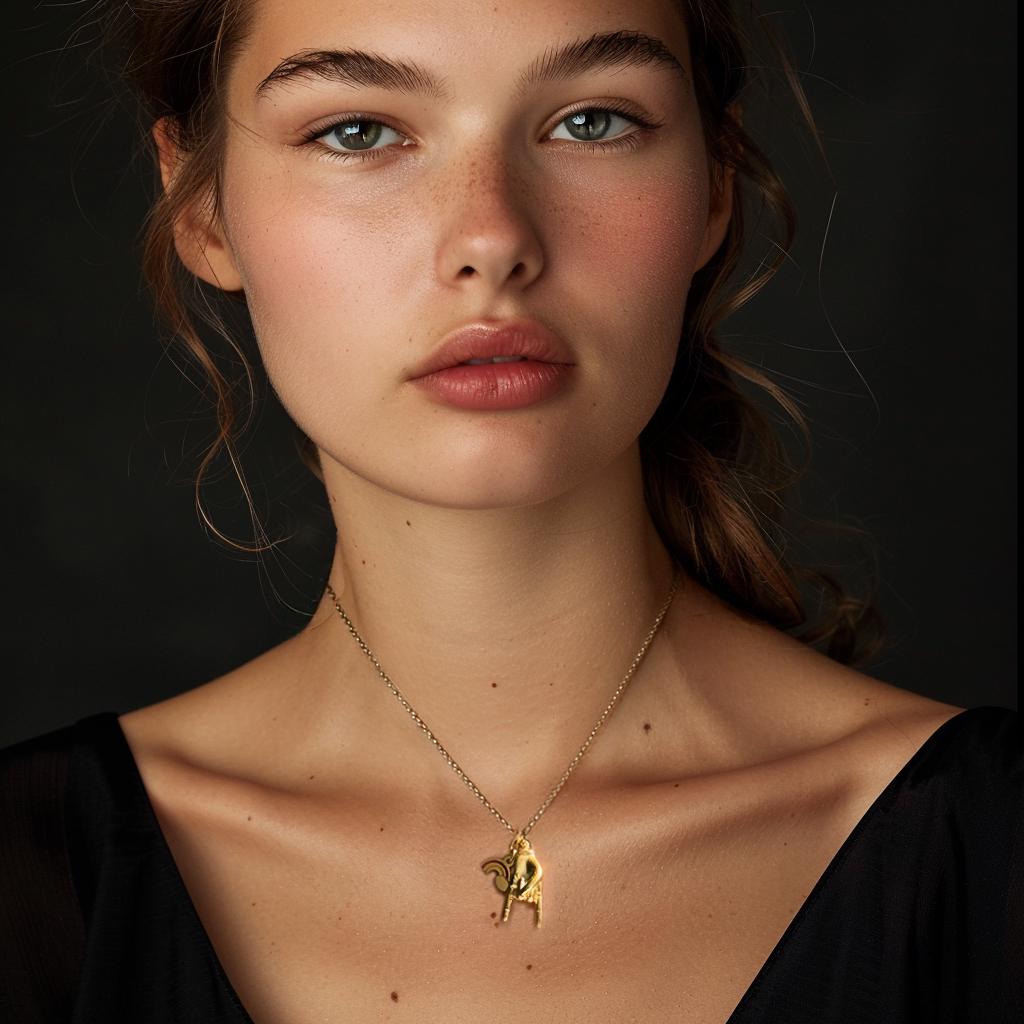 I Love You Sign Language and Rainbow Charm Necklace
