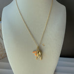 I Love You Sign Language and Rainbow Charm Necklace