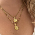 Moonlight Glow Crescent Moon Necklace with Crystals