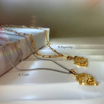 Tarot Sun and Stars Pendant Necklace