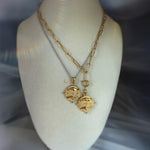 Tarot Sun and Stars Pendant Necklace