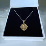 Tarot Sun and Stars Pendant Necklace