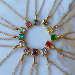 Birth Month Crystal Necklace