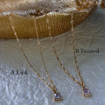 Birth Month Crystal Necklace
